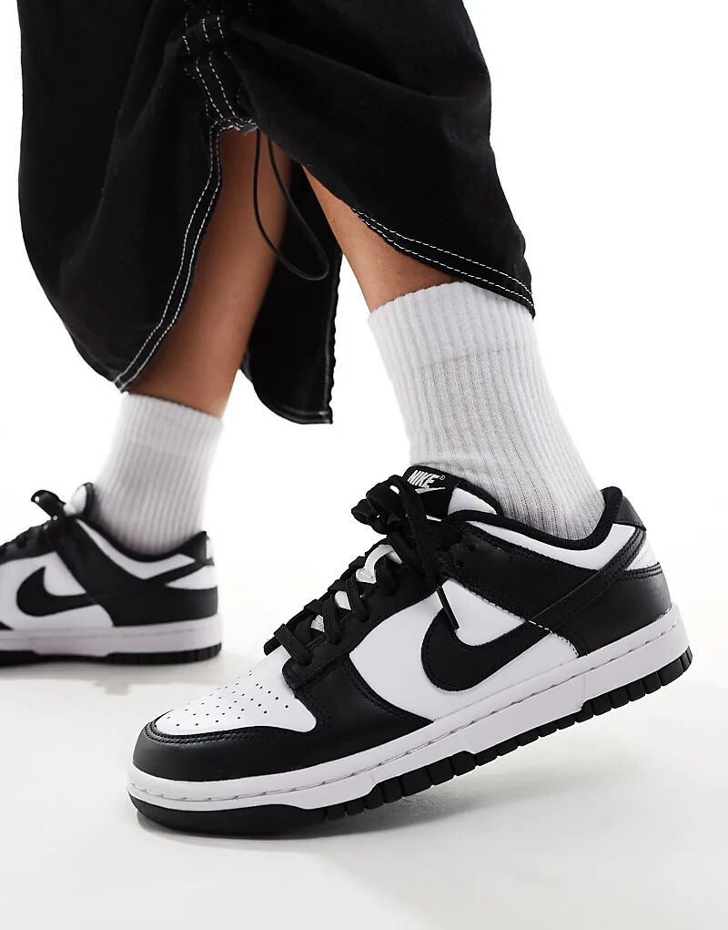 Кроссовки Nike Dunk Low NN белого и черного цветов