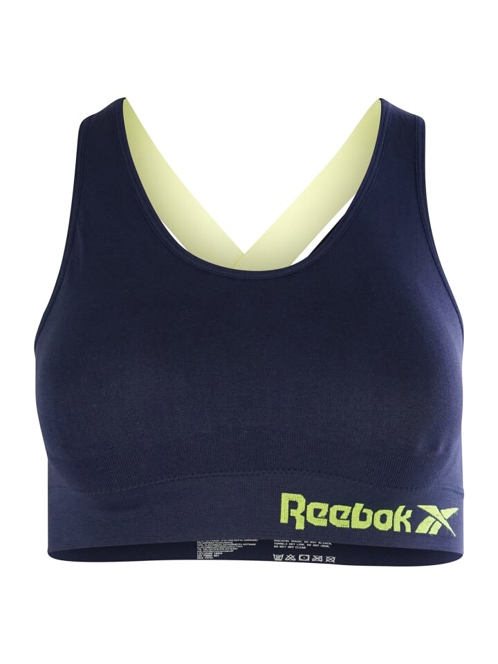

Функциональная рубашка Reebok, цвет vector navy/energy glow