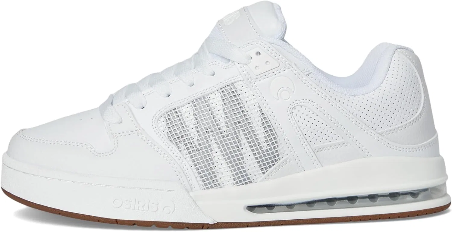Кроссовки для скейтбординга Osiris, цвет White/Grey/Gum — фото 4