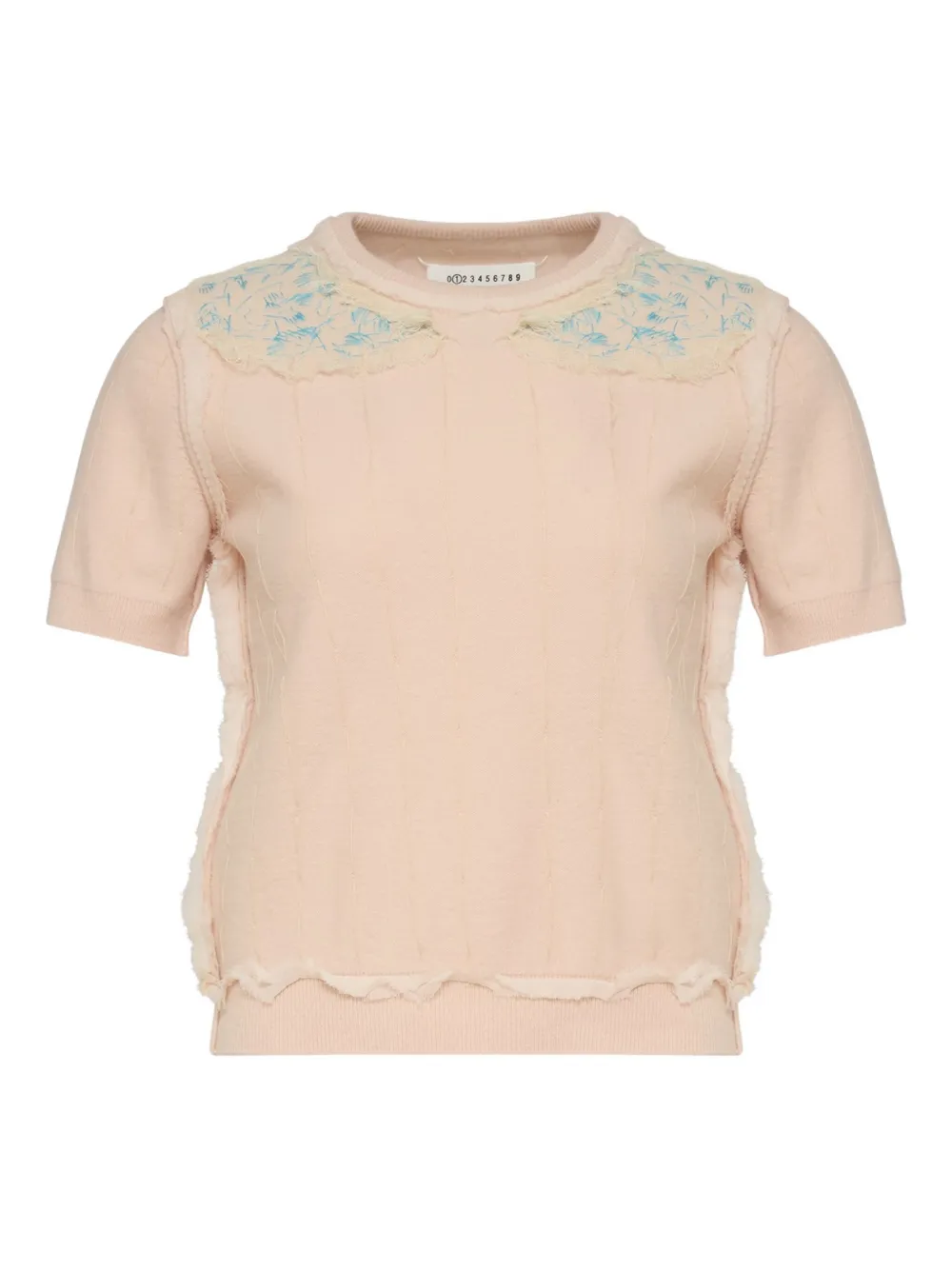 

Футболка с короткими рукавами Maison Margiela, розовый