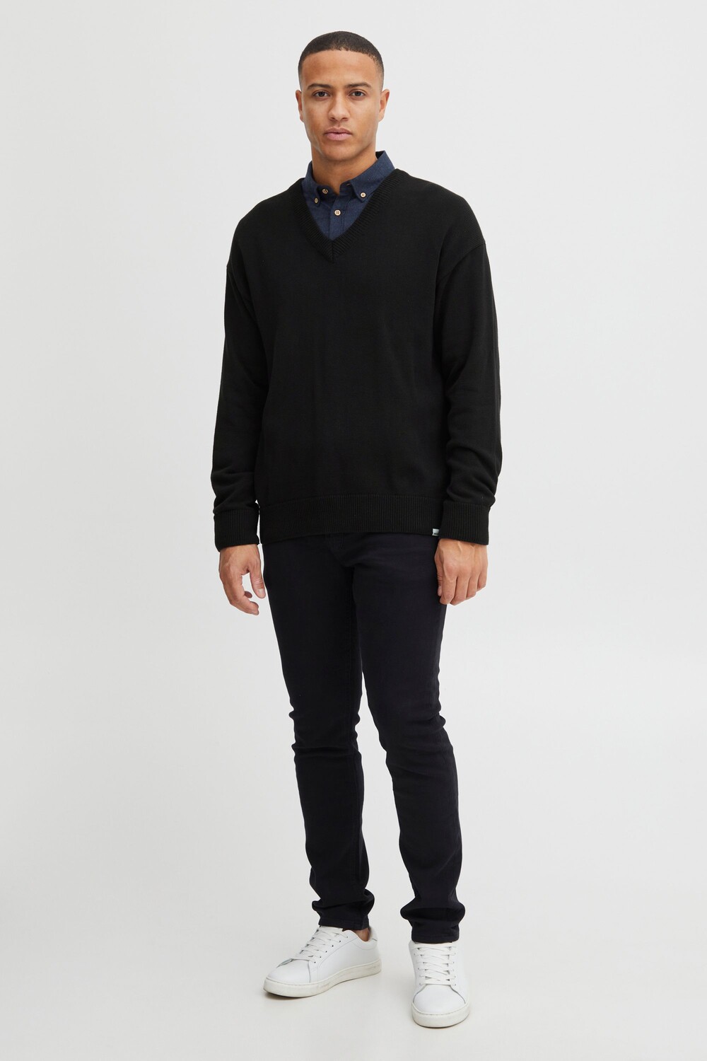 

Пуловер !SOLID Strick SDDurant LS1 21107336, черный