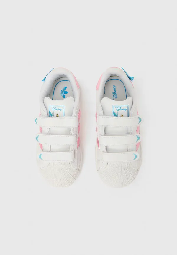 Кроссовки superstar ii унисекс Adidas Originals, White/Light Pink/Lucid Aquamarine — фото 4