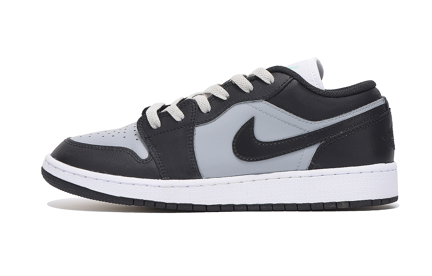 

Jordan Air 1 LOW Cushioning, Wear Resistant низкие детские баскетбольные кроссовки черный серый для подростков