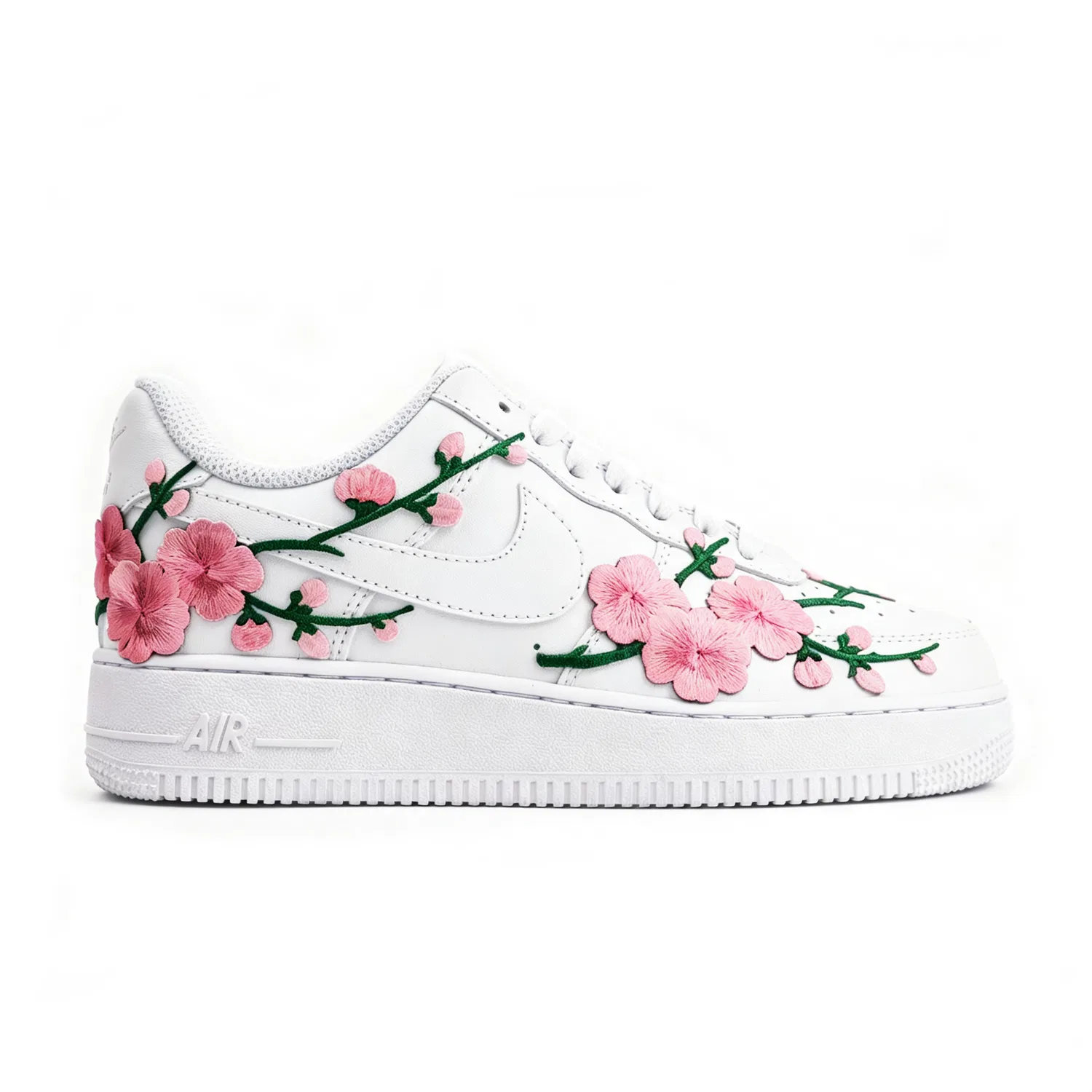 Кроссовки кожаные Nike Air Force 1 White — фото 3