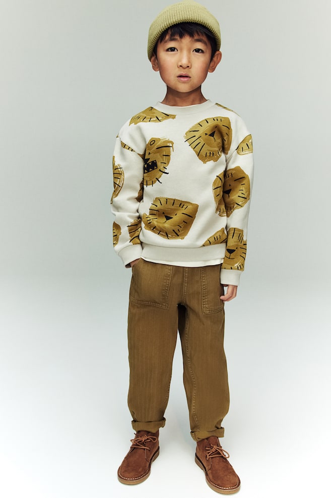 

Хлопковые брюки H&M, желтый