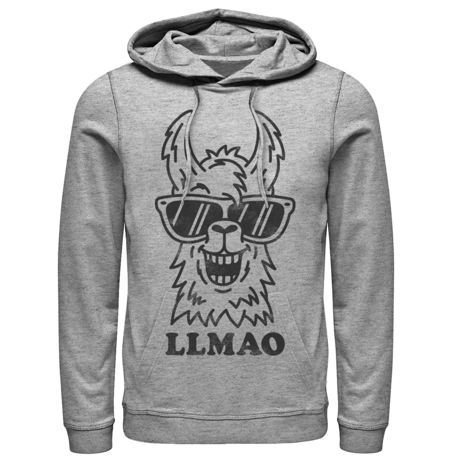 

Мужская толстовка с капюшоном Fifth Sun Llmao Llama Line Art Licensed Character