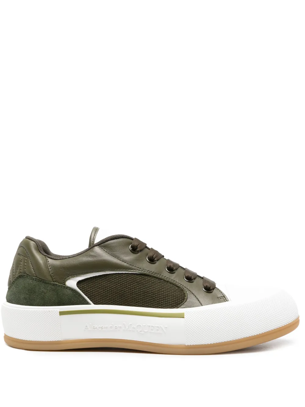 

Кеды Deck Plimsoll Alexander McQueen, зеленый
