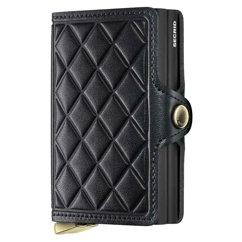 

Кошелек Secrid Twinwallet Emboss Diamond leather, черный