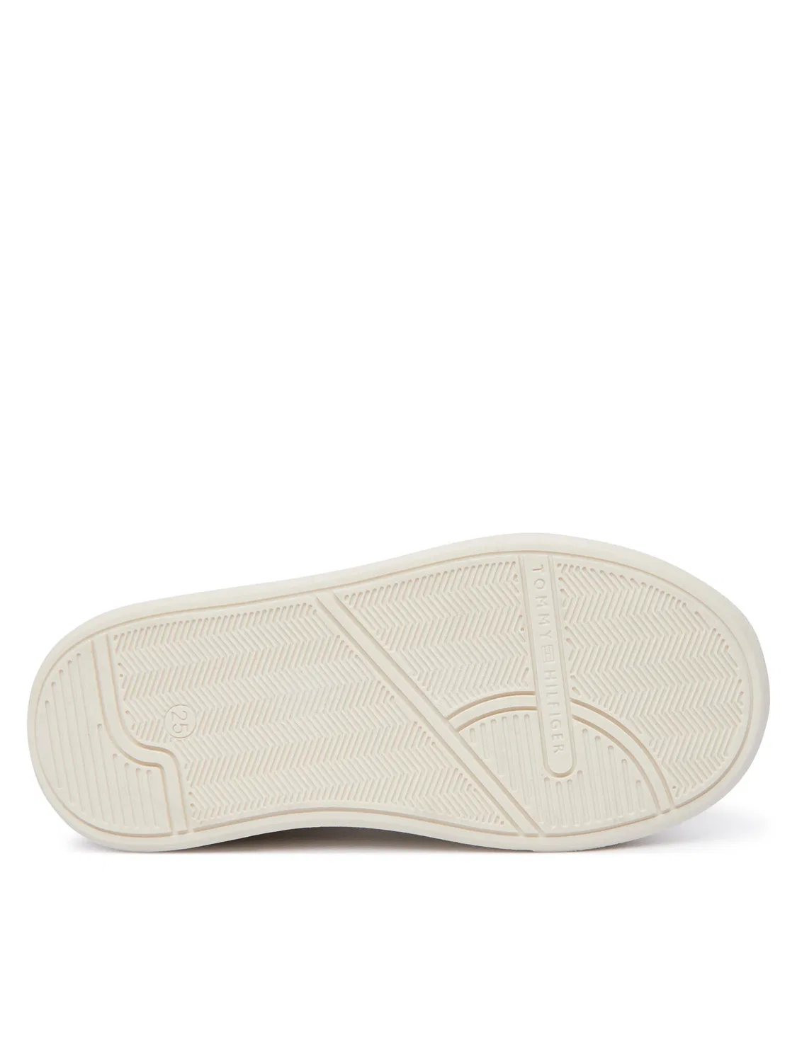Кроссовки для девочки Low Cut Velcro Sneaker Tommy Hilfiger, кремовый — фото 4