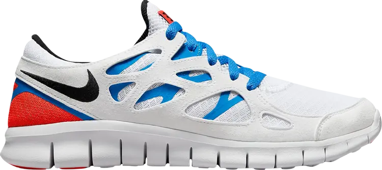 

Кроссовки Nike Free Run 2 'White Photo Blue', белый, Белый;серый, Кроссовки Nike Free Run 2 'White Photo Blue', белый