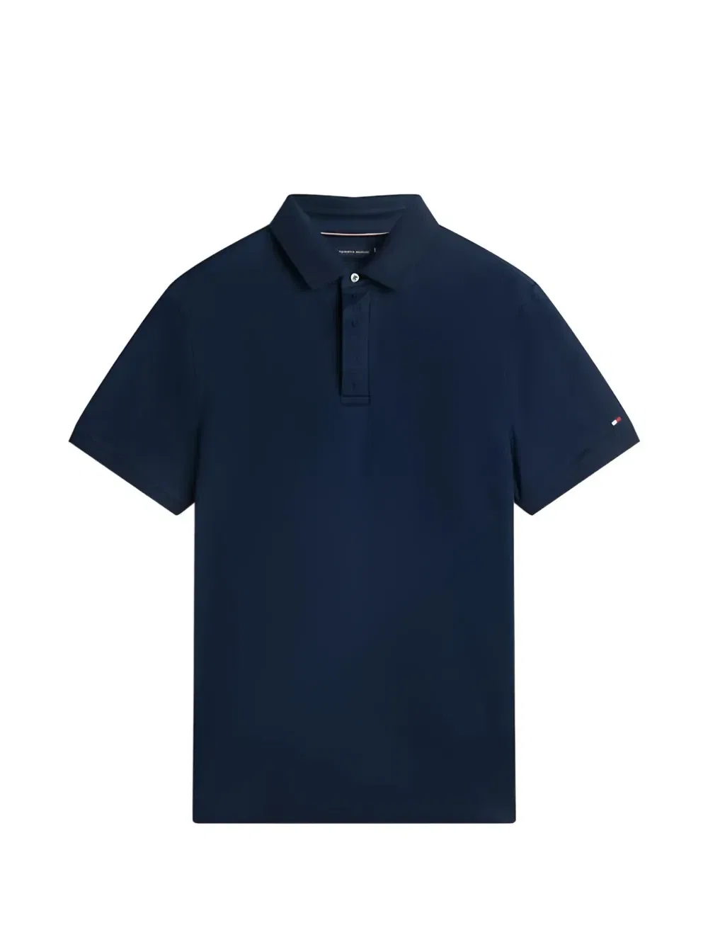 Поло с потайной планкой Tommy Hilfiger, синий