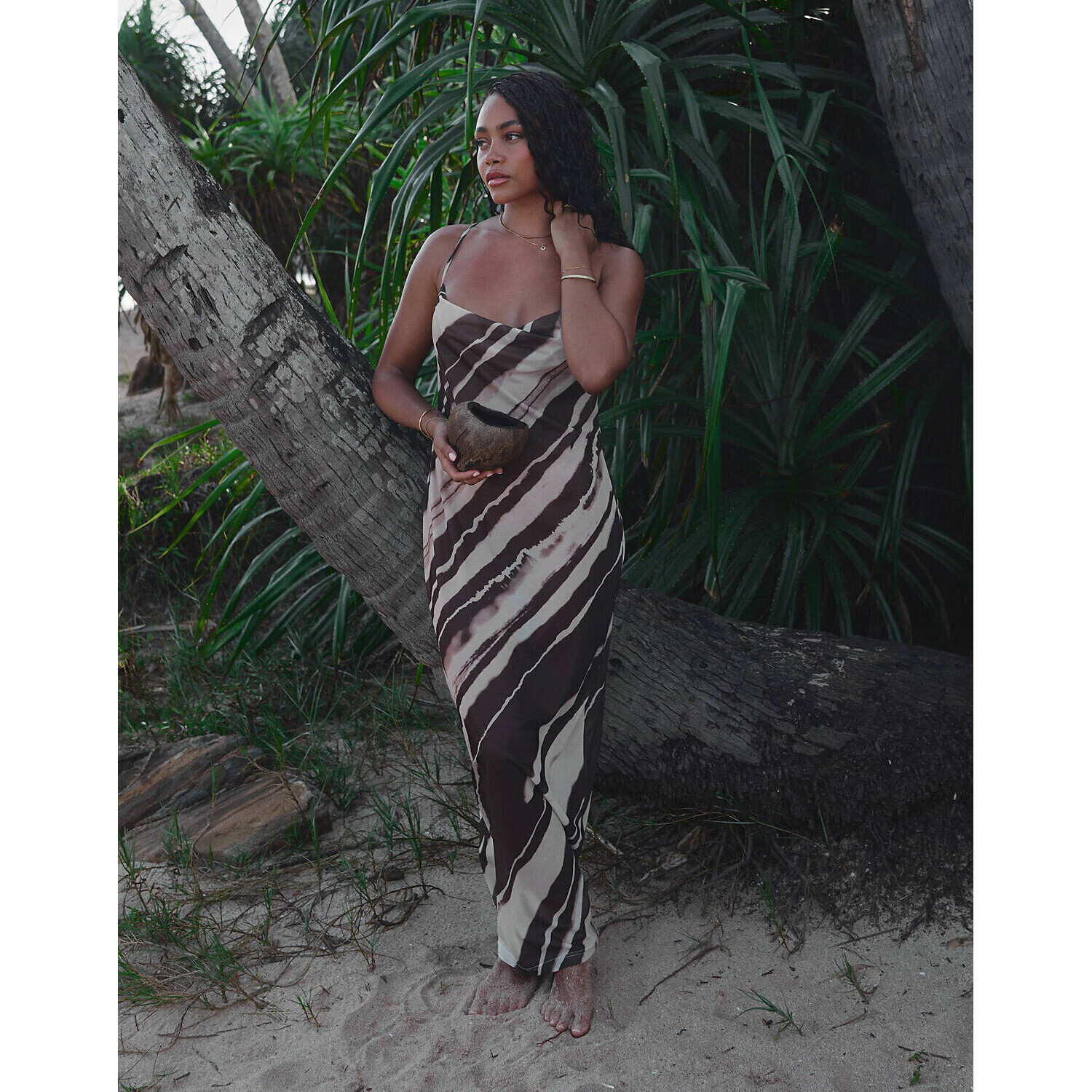 

Платье 4th & Reckless x Loz Vassallo Ocean Maxi Beach, мультиколор