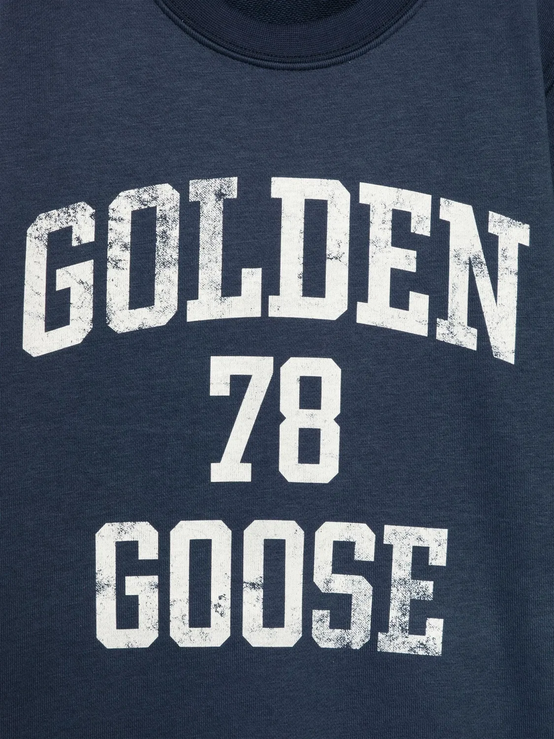 Свитшот с капюшоном для мальчиков Golden Goose, синий — фото 2
