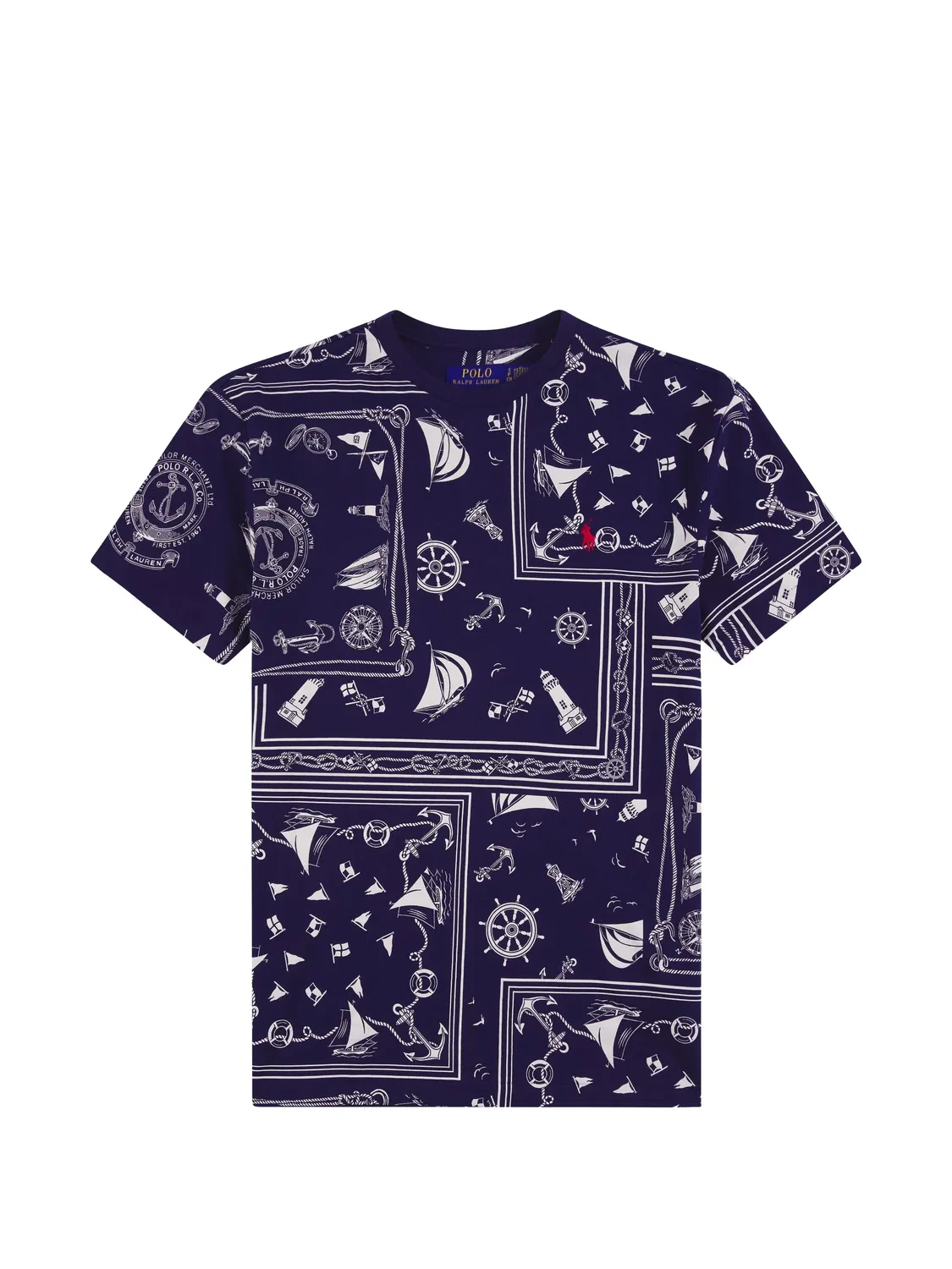 Polo Ralph Lauren Футболка в бандана-принте, синий