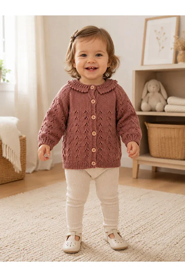 Детский кардиган с длинным рукавом Hobi Kafe, Brown