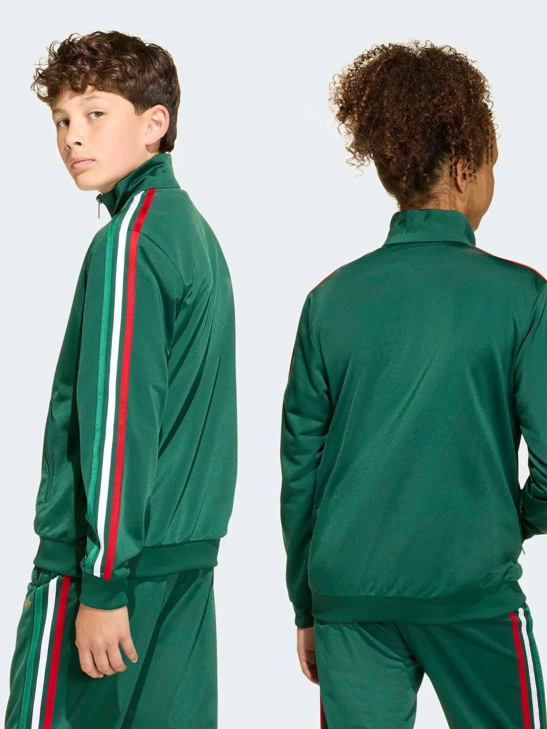 Куртка спортивная Firebird Oversized, adidas Originals, зеленый — фото 3