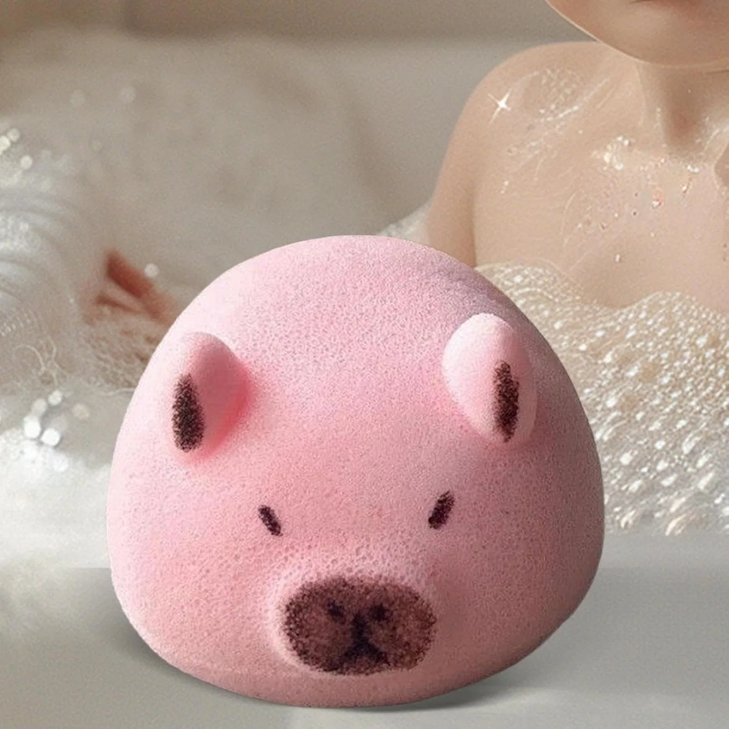 Губка для тела Capybara, Pink Genérico — фото 3