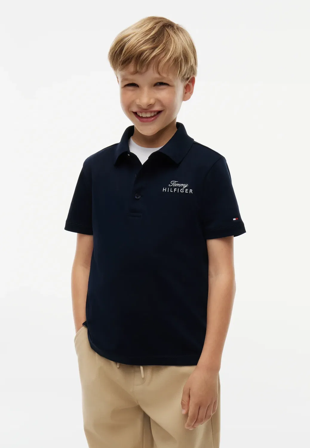 Праздничная рубашка-поло Tommy Hilfiger, Dark Blue