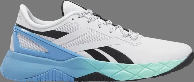 

Кроссовки nanoflex tr 'grey essential blue' Reebok, серый