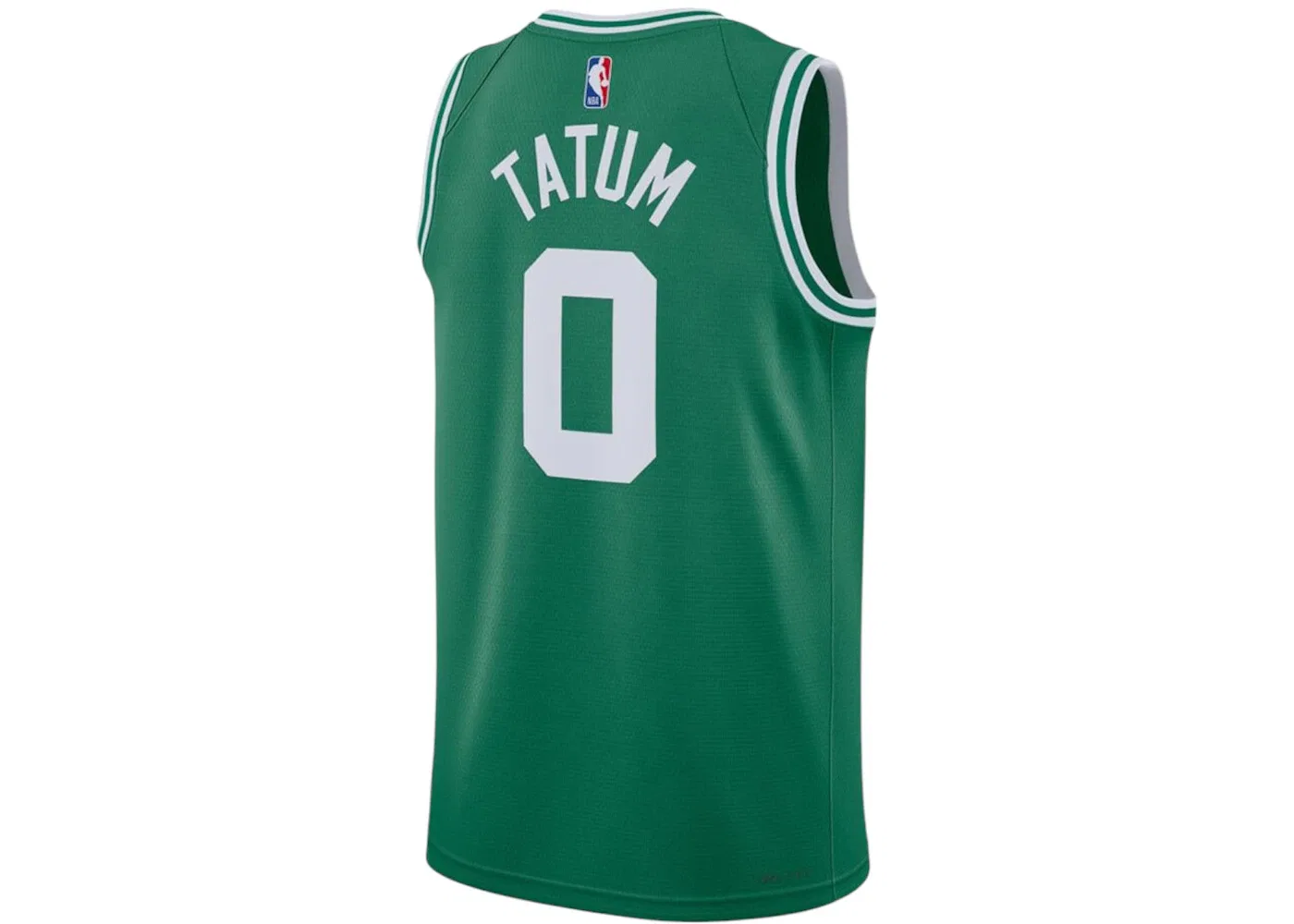 Мужская футболка с длинным рукавом Nike NBA Boston Celtics Jayson Tatum Icon Edition Jersey, Green/Yellow — фото 2