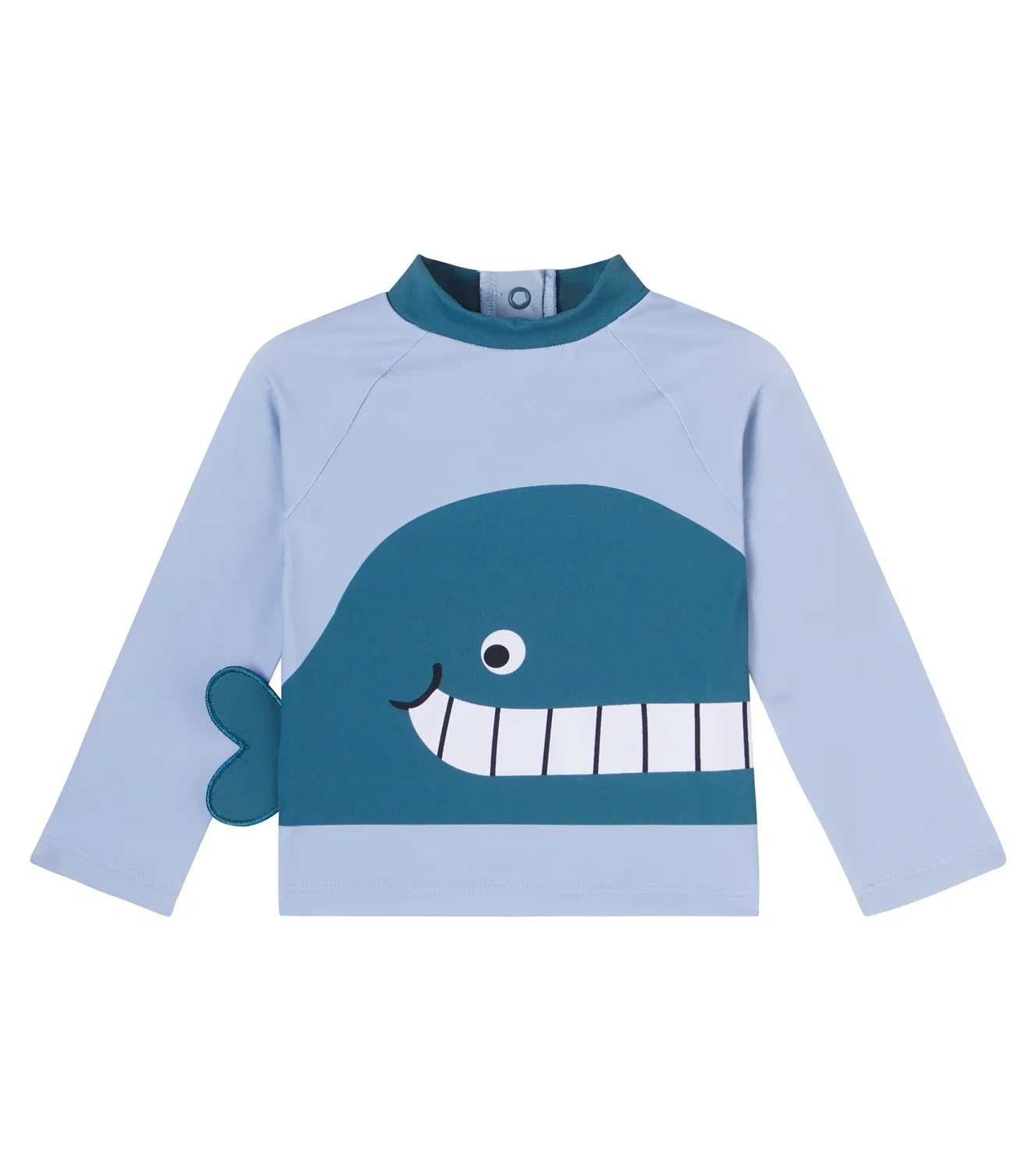 Детский топ-рашгард с принтом Stella Mccartney Kids, синий