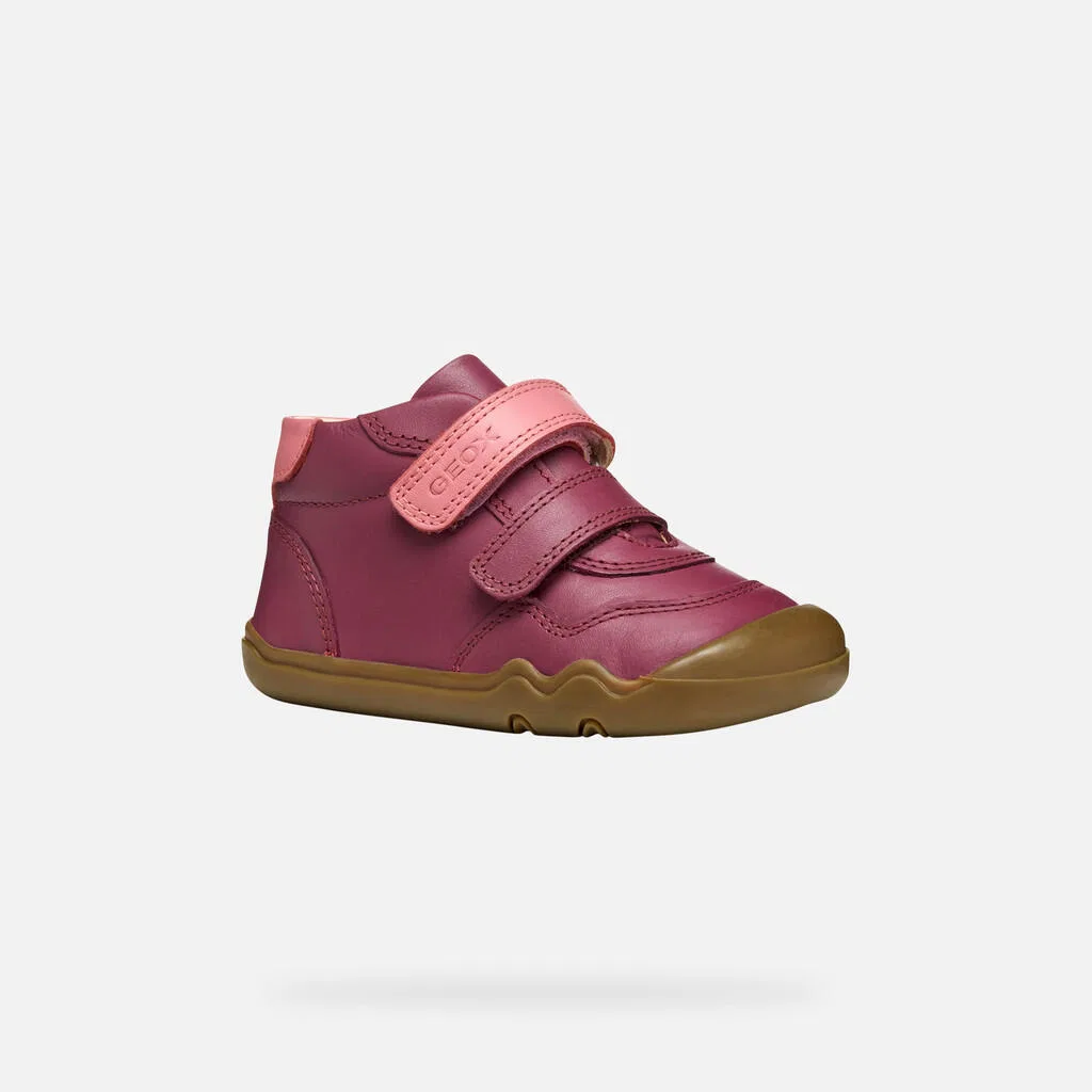 Детские кроссовки для девочек Geox B Steppieup Girl, Violett / Rosa — фото 3
