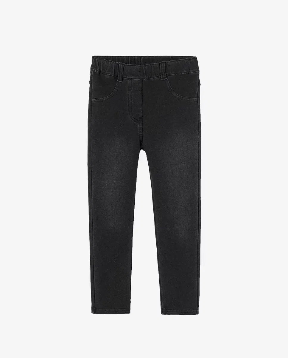 Детские джинсовые брюки для девочек из футера Boboli, Negro