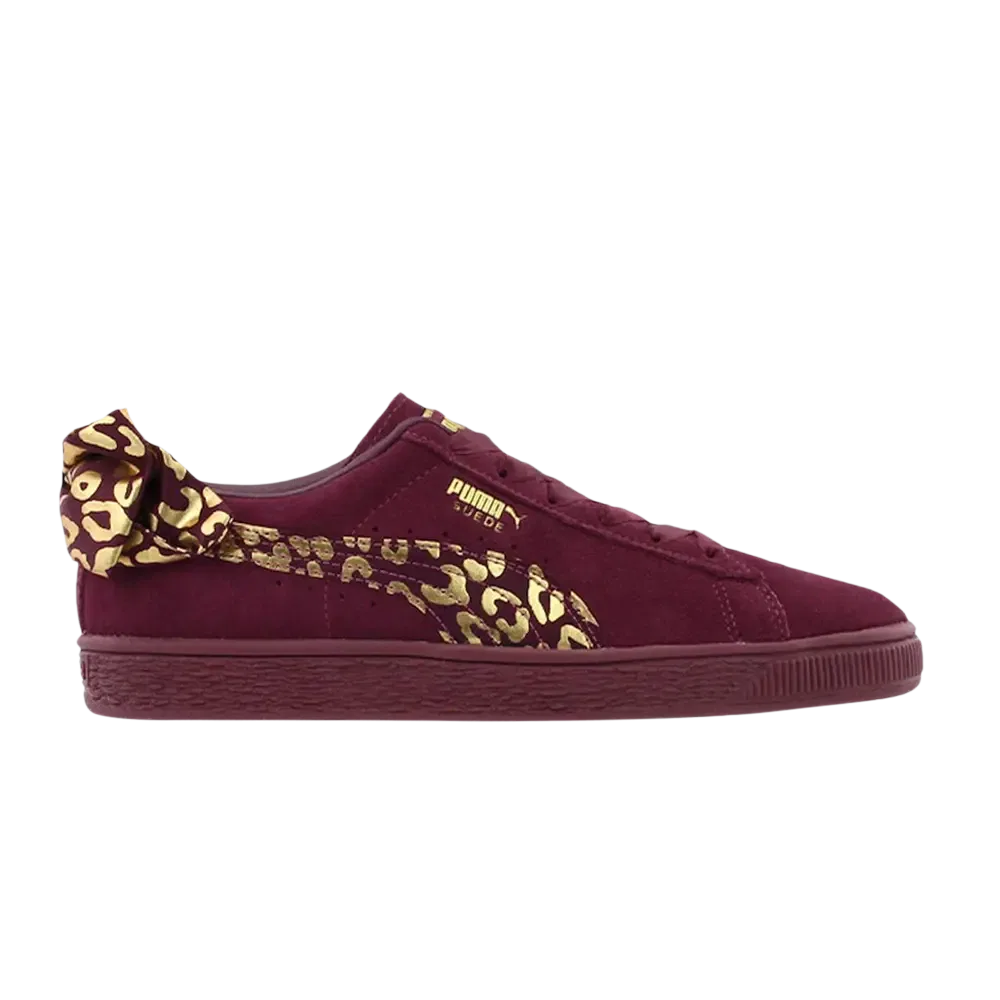 Кроссовки Puma Suede Bow Jr, красный