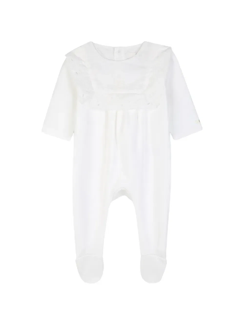 Комплект из пижамы и одеяла с вышивкой Chloe Kids, белый — фото 3