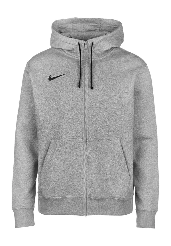 Худи на молнии флисовое, Football, M nk flc park20 fz hoodie, Nike Performance, dark grey heather / black, черный/темно-серый