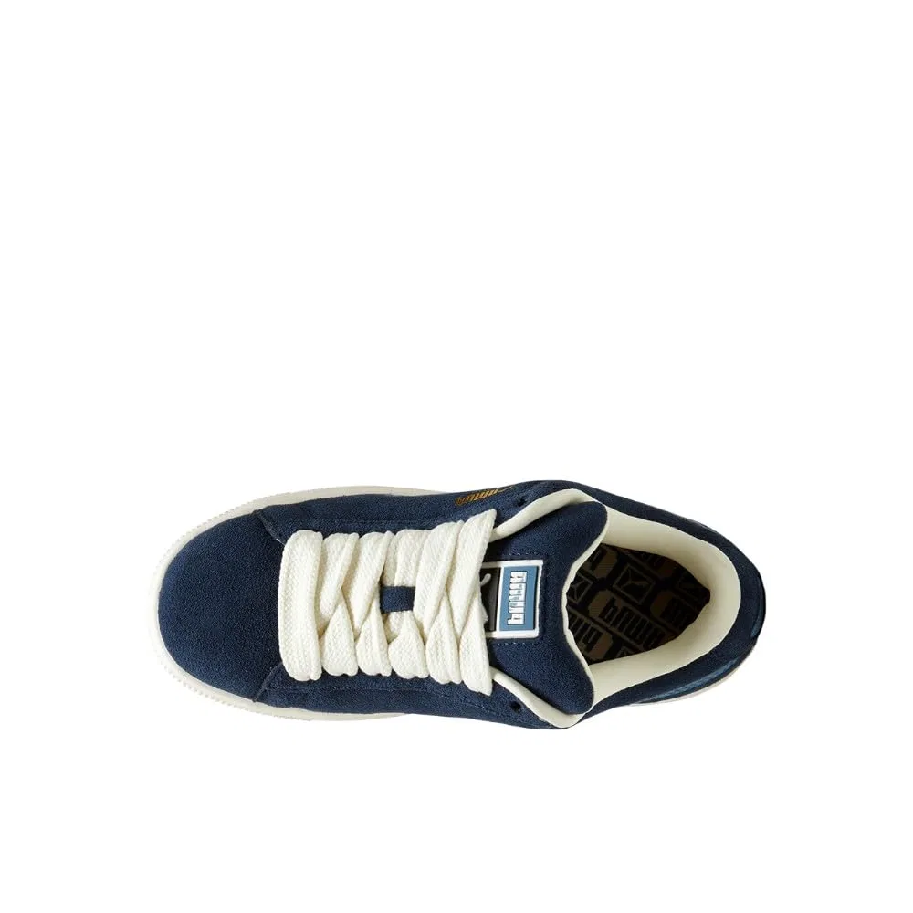 Детские кроссовки для мальчиков с замшевым верхом Suede Xl (Big Kid) PUMA, Navy Blue Horizon Club — фото 4