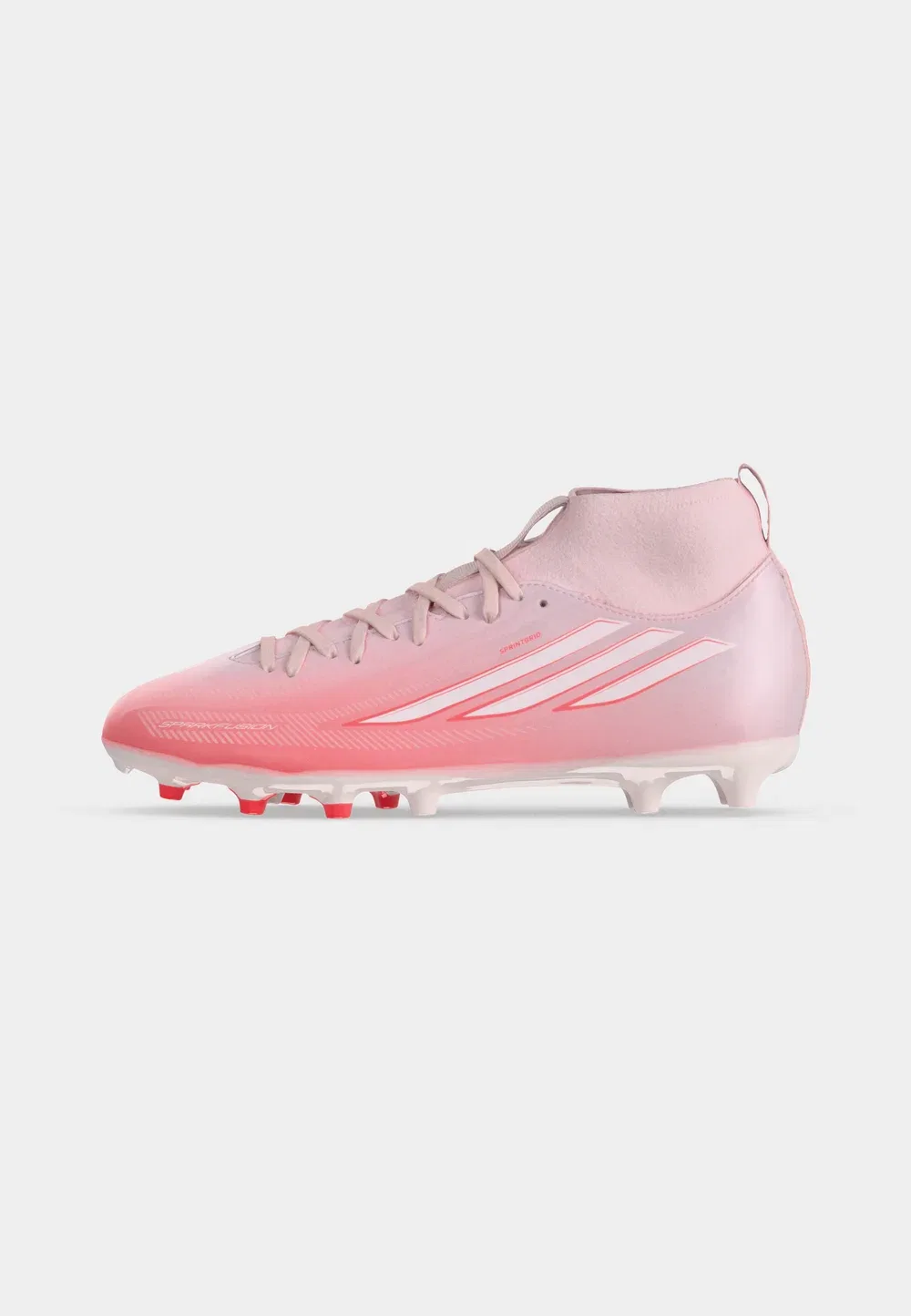 Футбольные бутсы Sparkfusion League унисекс для искусственных газонов Adidas Performance, Solar Turbo/Footwear White/Distilled Pink — фото 2