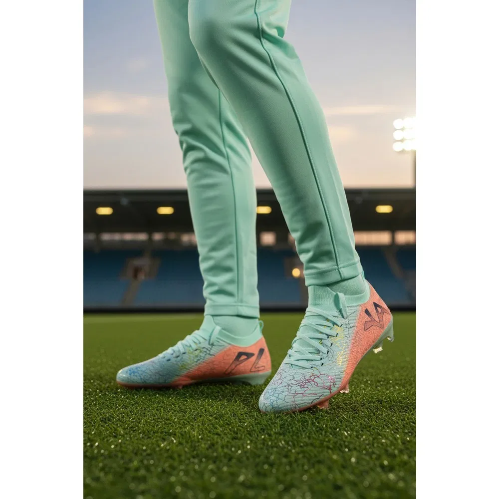 Детские футбольные бутсы для зала с шнуровкой Mint-Somon Unisex Krampon GK-252-153 G Ayk's — фото 2