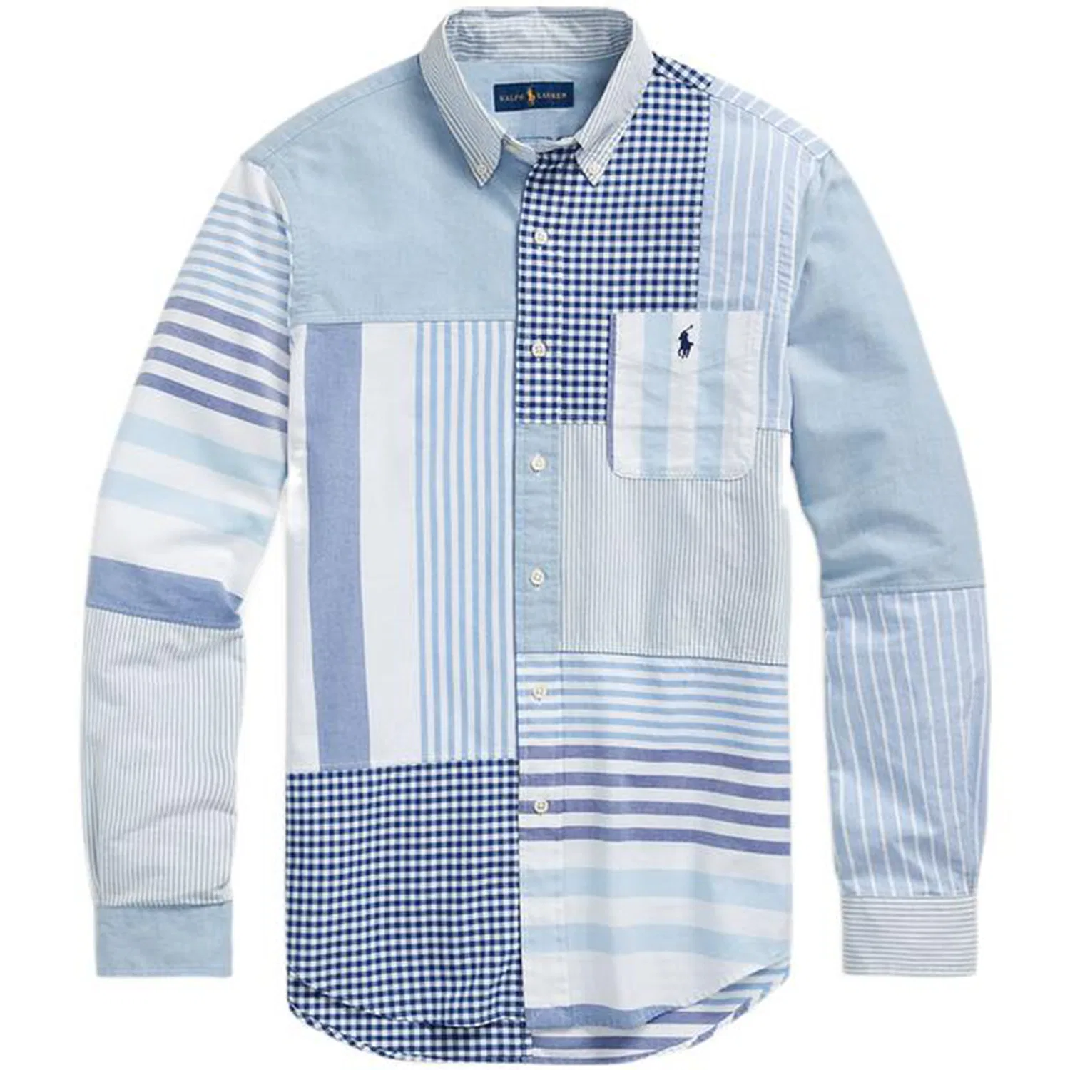Мужская рубашка классическая с принтом Multicolor Polo Ralph Lauren