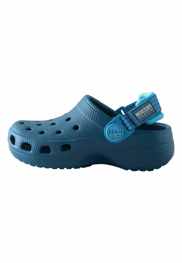 Сандалии с ремешками Regular fit - tape strap clogs Next, Navy Blue, темно-синий