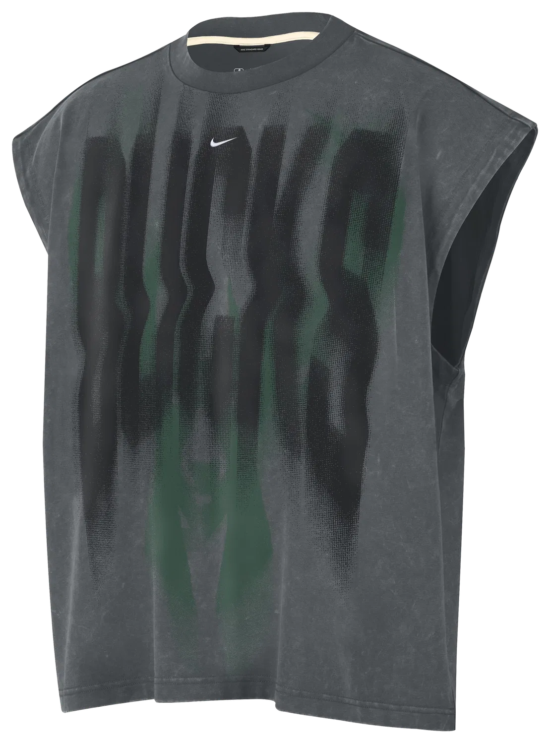 Мужская майка с влагоотводящей технологией Bucks Dri-FIT Icon Top Nike, бело-серый — фото 3