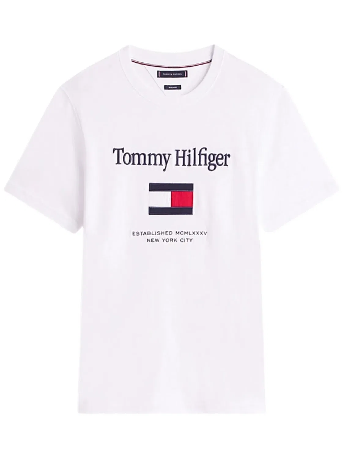 Футболка с вышивкой Tommy Hilfiger, белый — фото 2