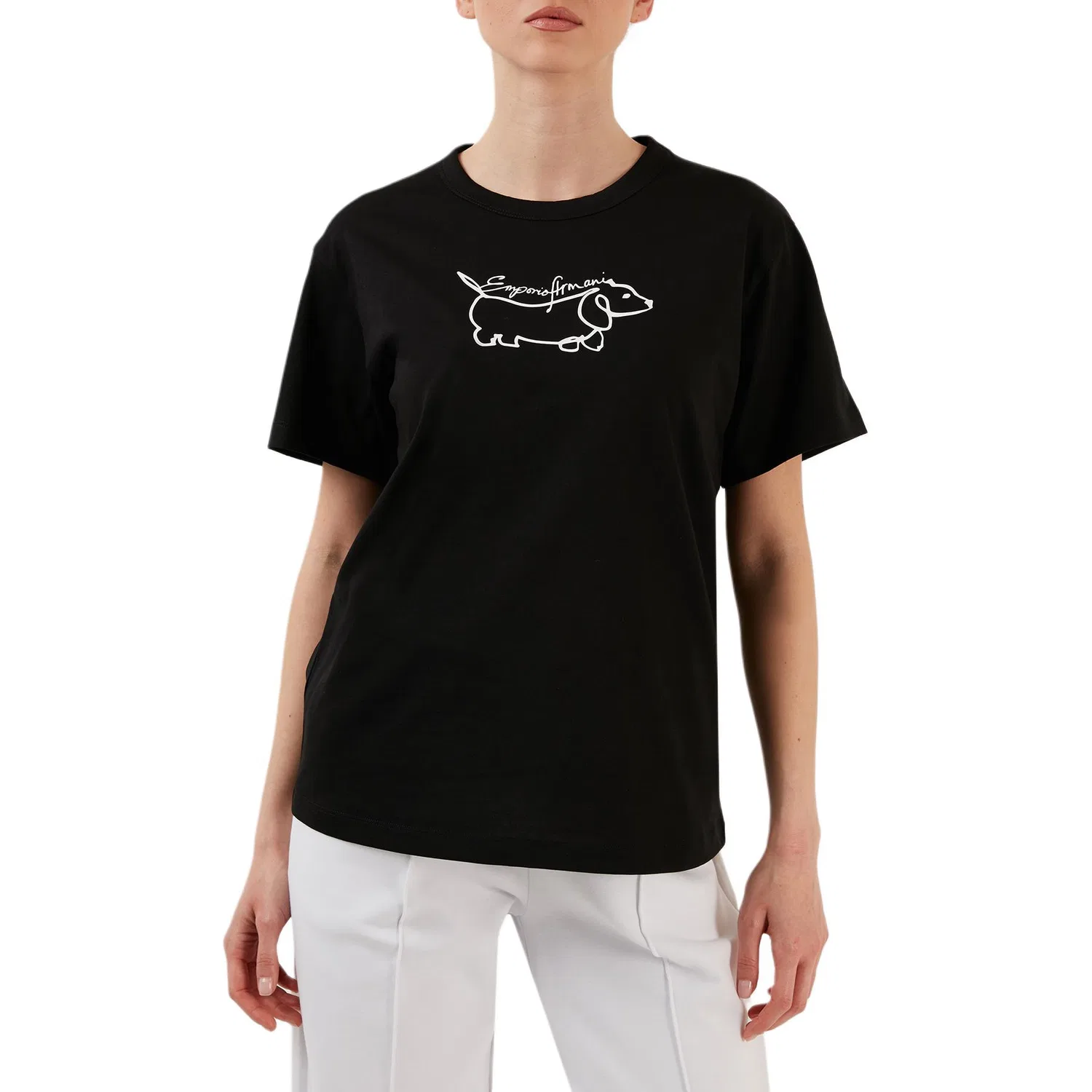 Футболка женская, EMPORIO ARMANI, Black