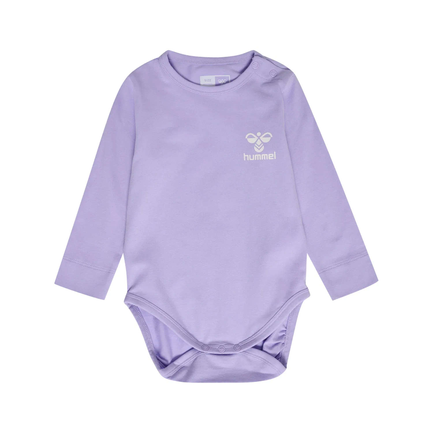 Детский боди с длинным рукавом Mino Hummel, Blau Lavendelblau