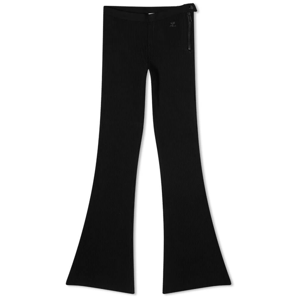

Брюки Courrèges Reedition Rib Knit, черный