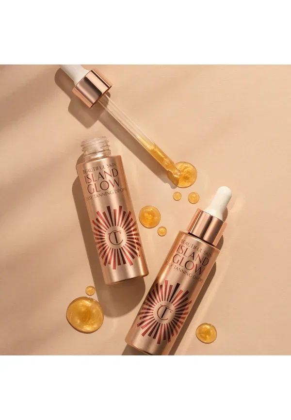 Средство для автозагара Beautiful Skin Island Glow Easy Tanning Drops - автозагар 30 мл Charlotte Tilbury — фото 3