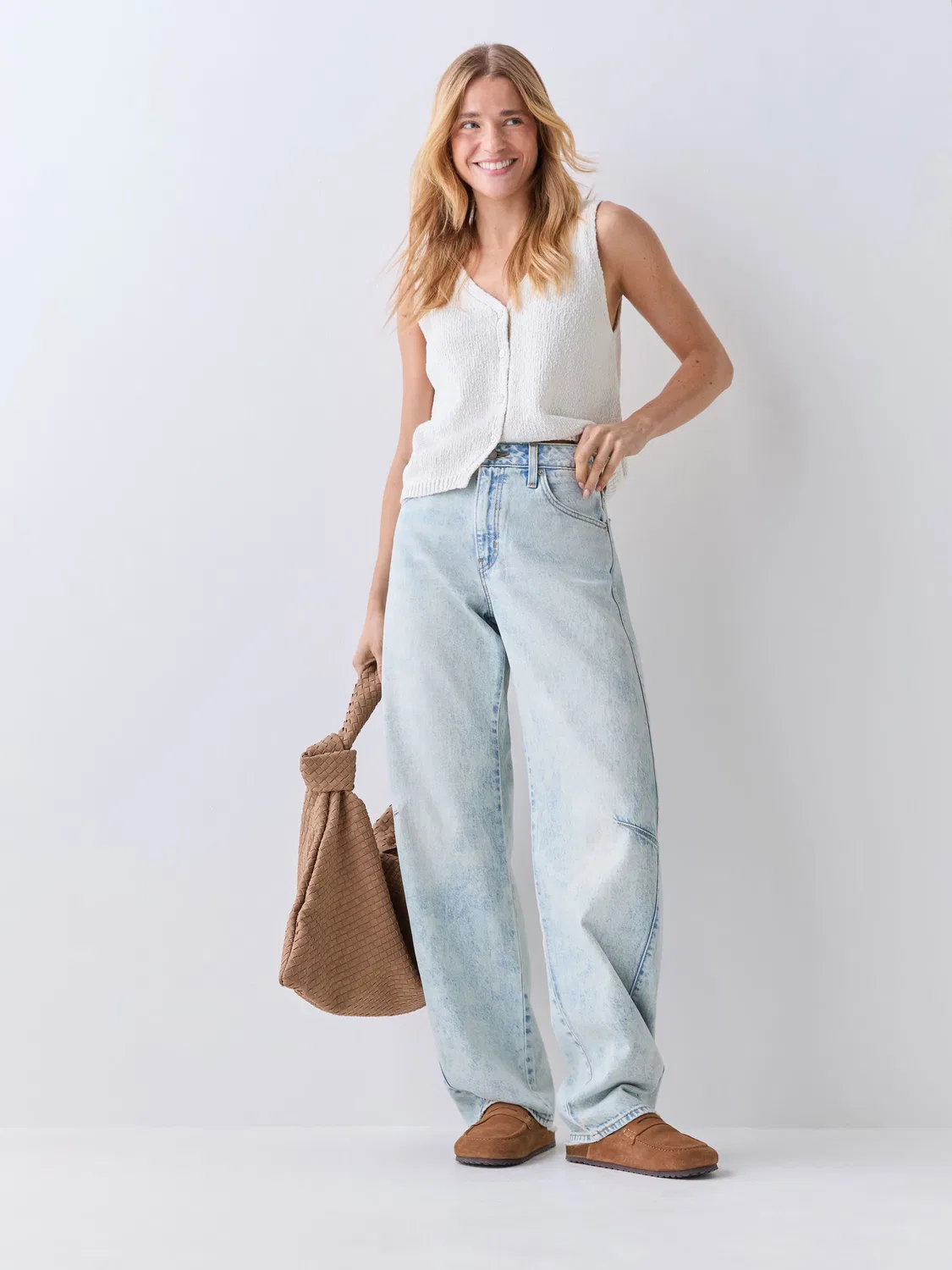 Джинсы Baggy Dad Barrel Levi's, Cielito Lindo Acid Blue