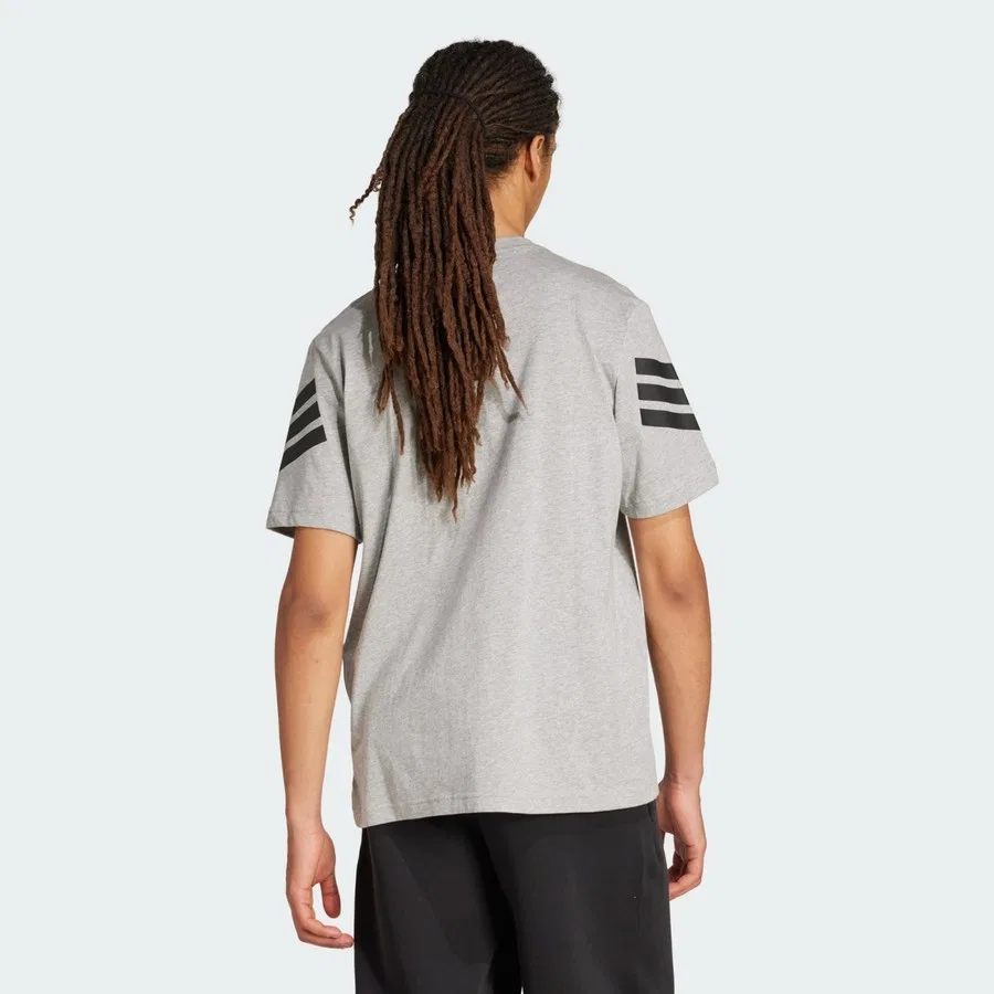 Футболка спортивная с принтом Future Icons 3-Stripes adidas, Красный — фото 2