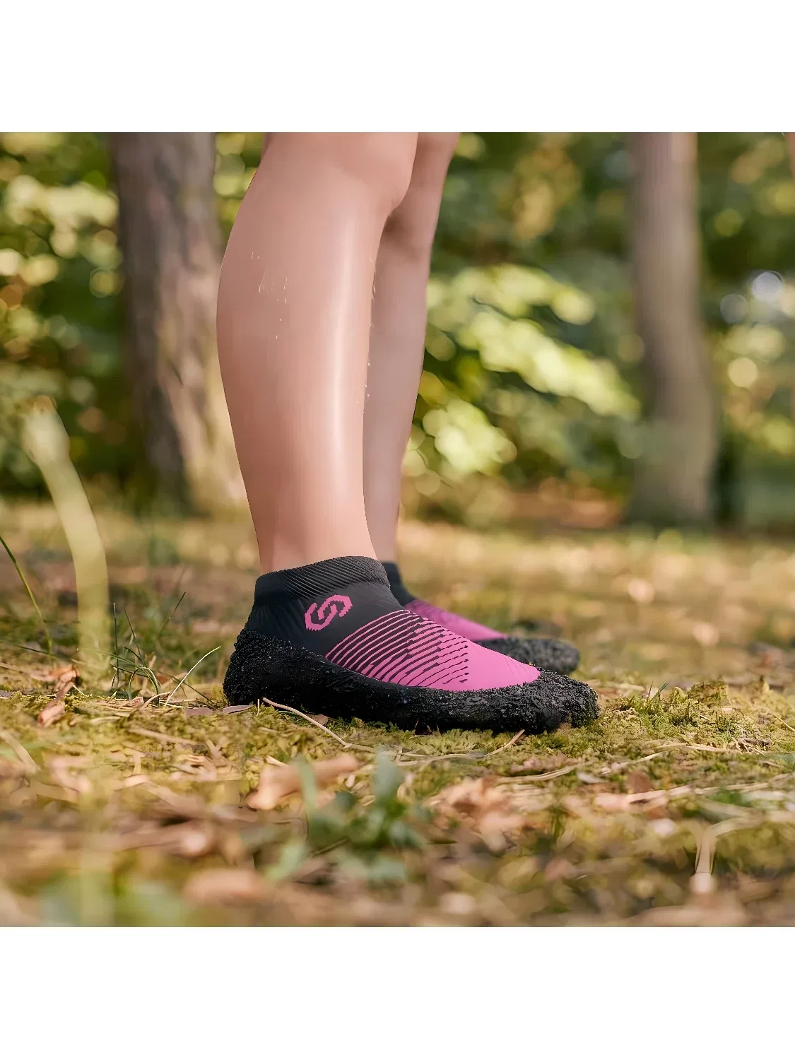 Носки-обувь с принтом Kids Line 2.0 Skinners, розовый — фото 2