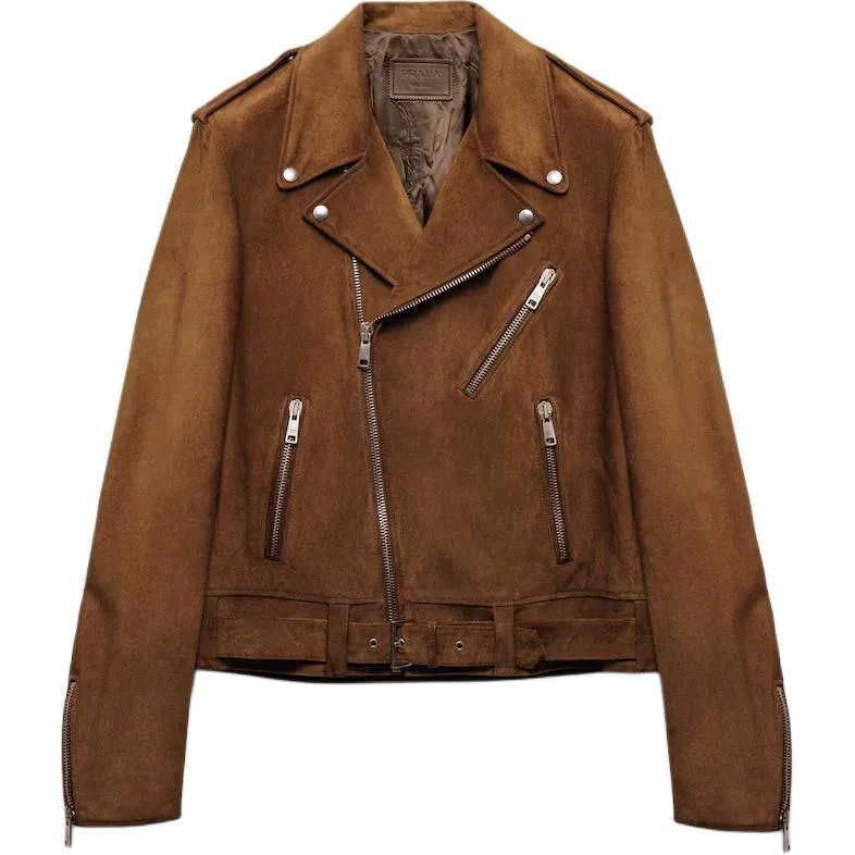 Мужской куртка прямого кроя PRADA, Brown