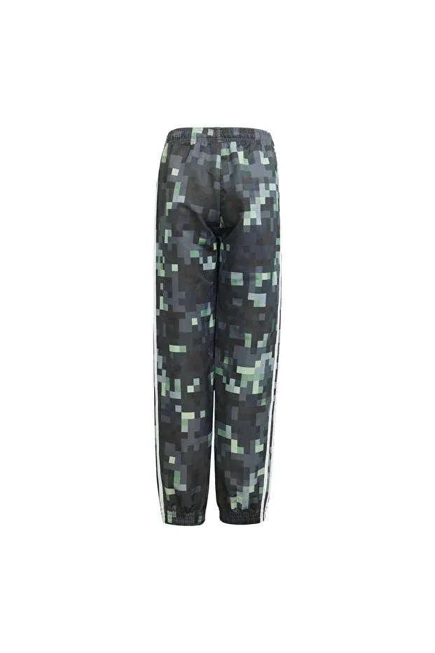 Детские штаны для девочек с принтом Aop trackpant Adidas, Green — фото 3