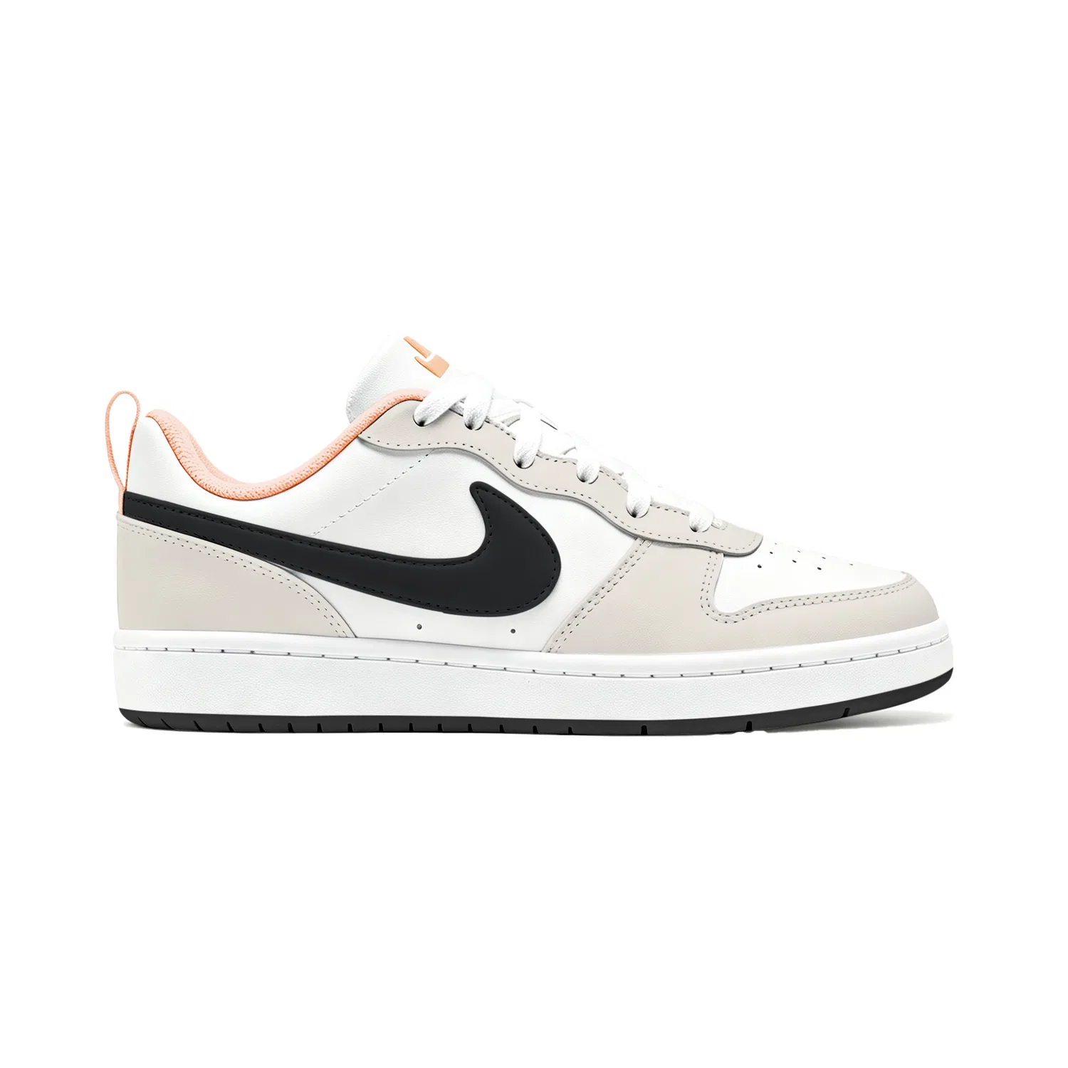 Детские кроссовки для скейтбординга с синтетическим верхом Court Borough Nike, Gray Black — фото 4