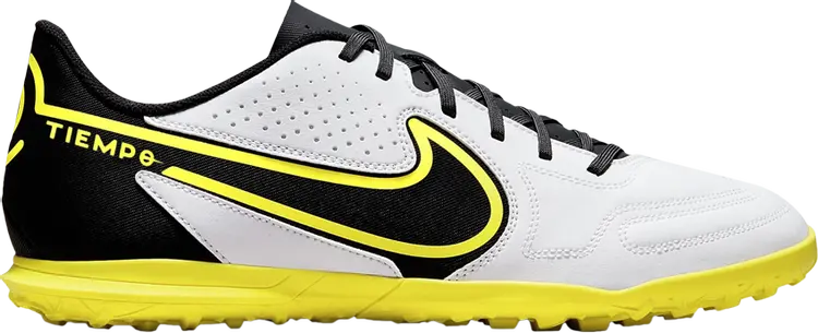 

Кроссовки Nike Tiempo Legend 9 Club TF 'White Yellow Strike', белый