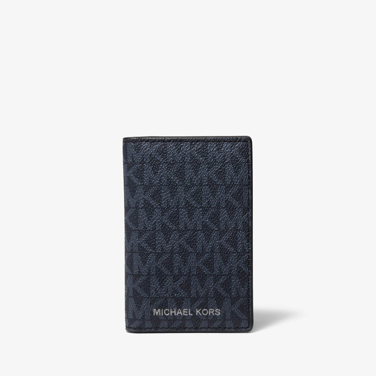 

Кошелек Michael Kors Hudson Logo Bi-Fold, темно-синий