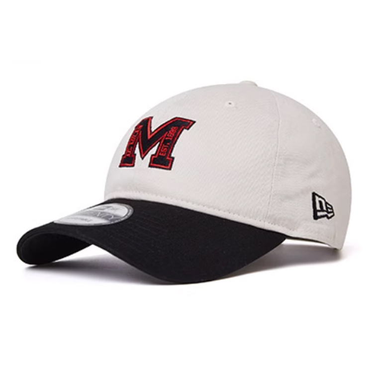 

New Era Хлопковая бейсболка унисекс белая, White